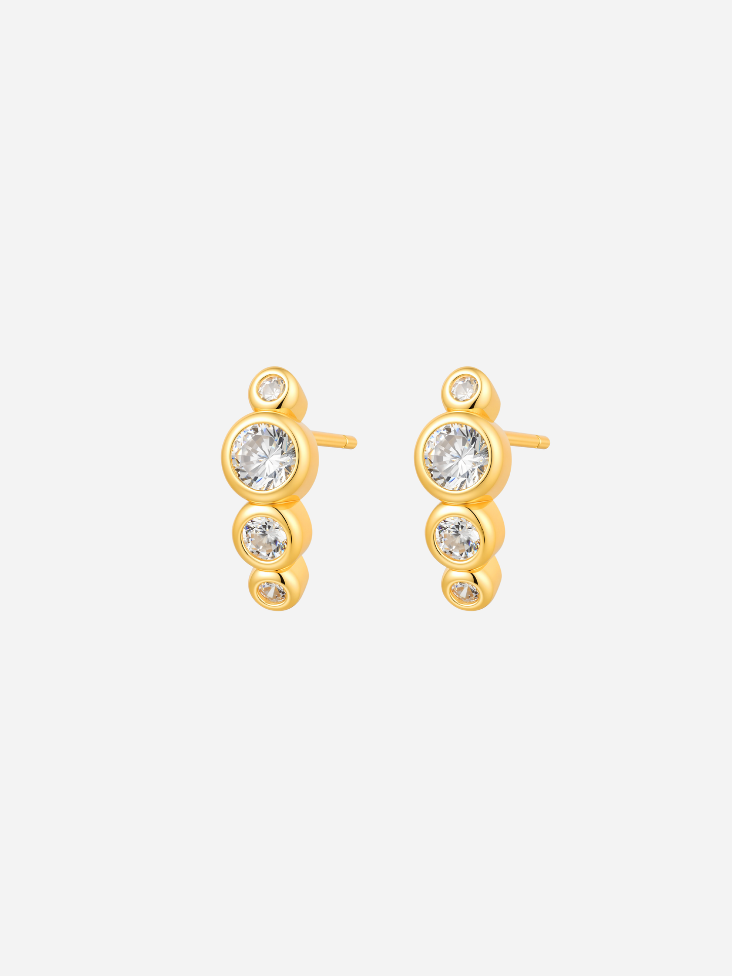 Andcopenhagen Jewelry - Øreringe - 18 karat guldbelagt messing - Taos