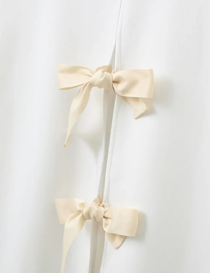 The Garment - T-shirt - Cream - TG Bow