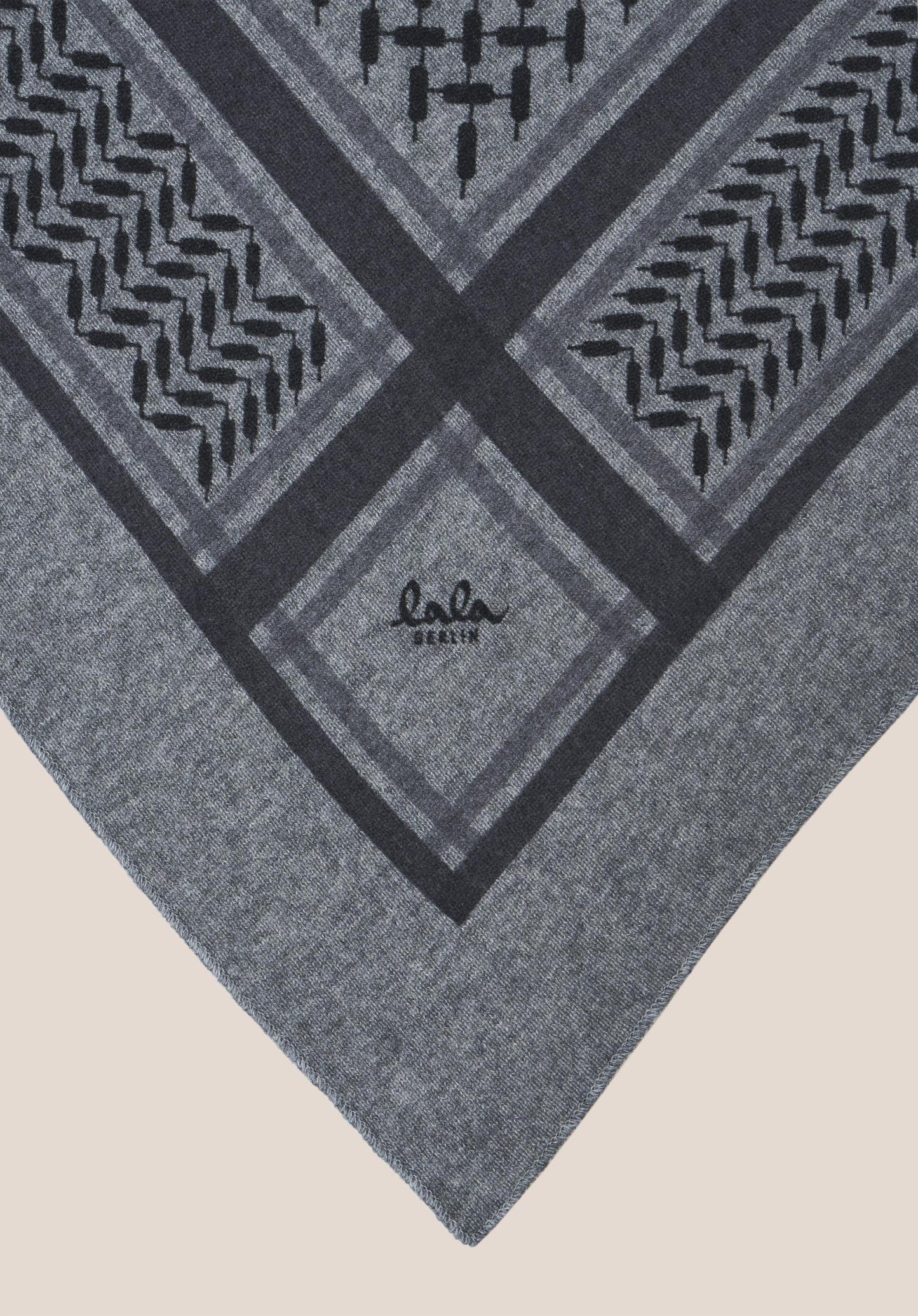 Lala Berlin - Cashmere tørklæde - City middlegrey melange - Trinity Classic M