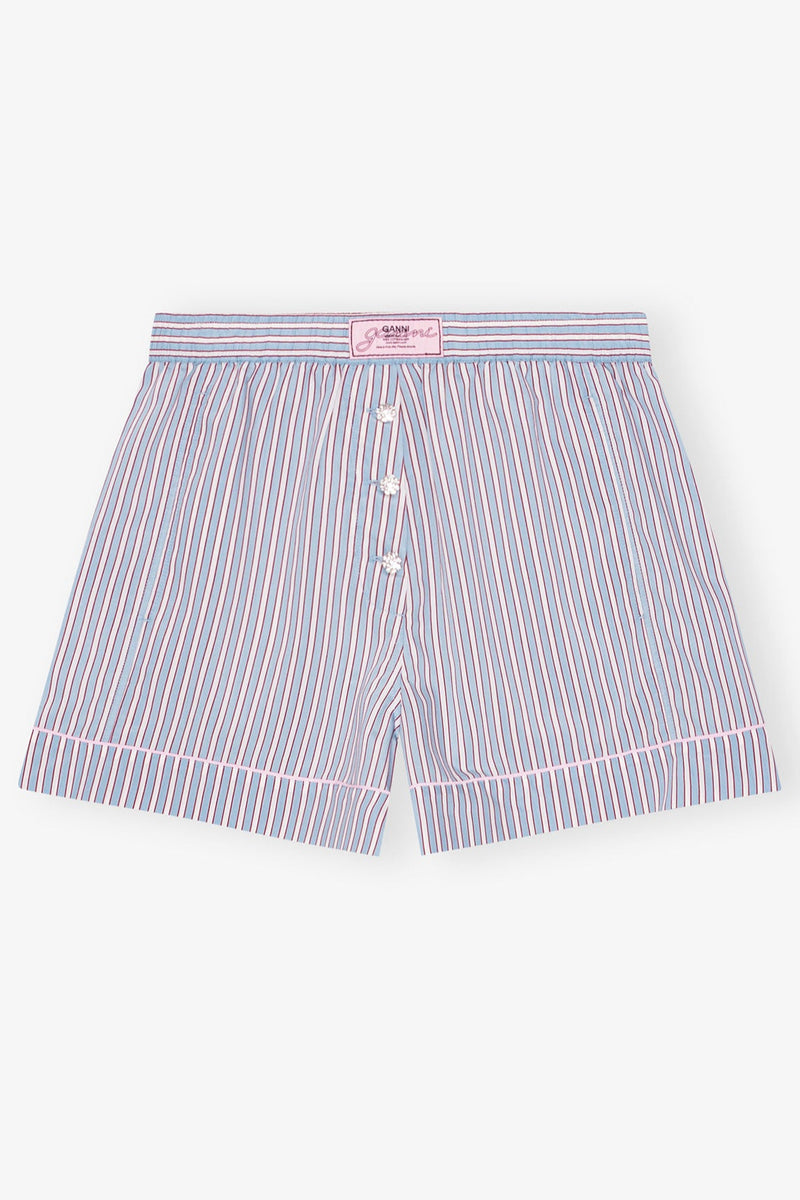Ganni - Shorts - Candy striped - Yam