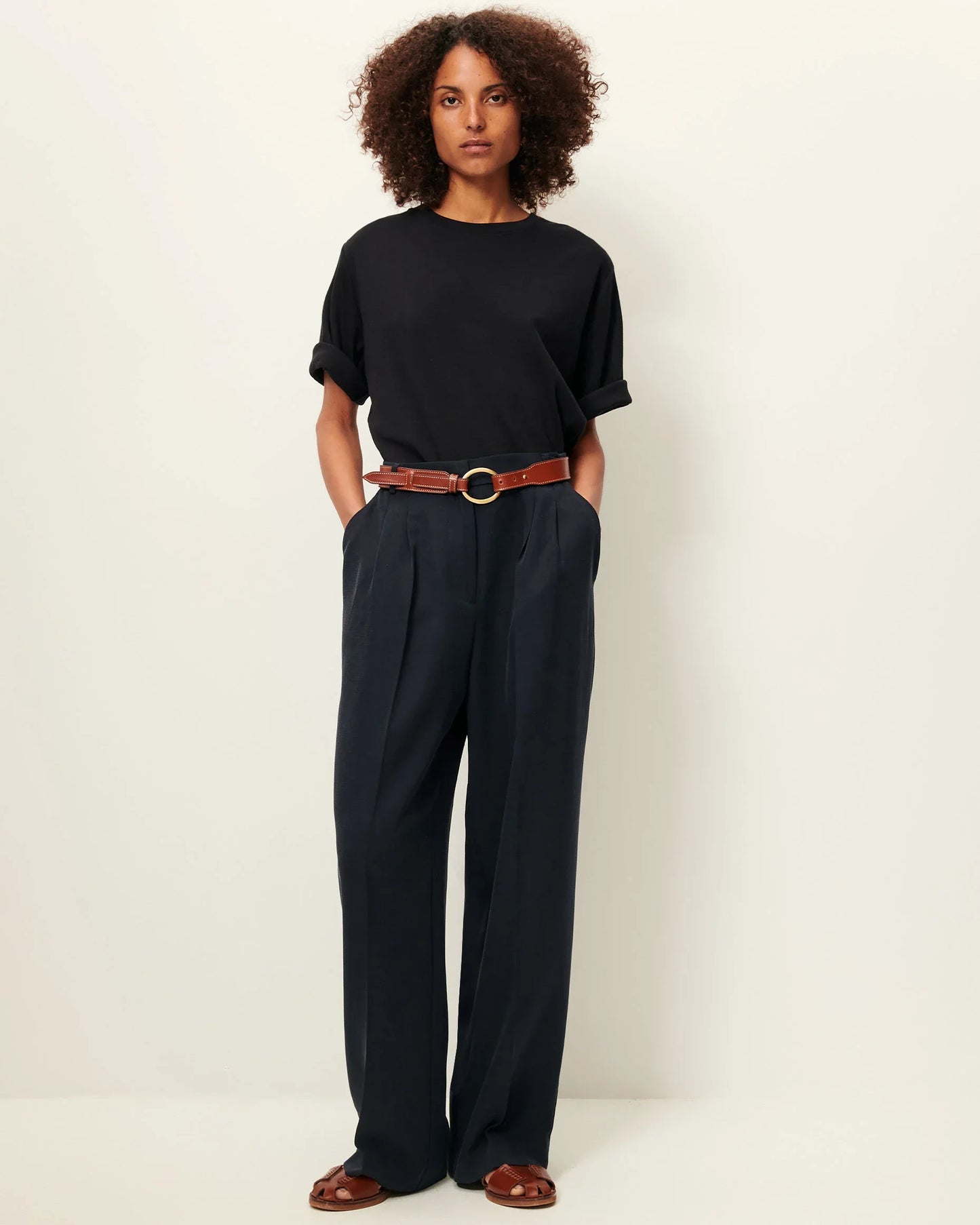 Sessun - T-shirt - Sort - Serge co