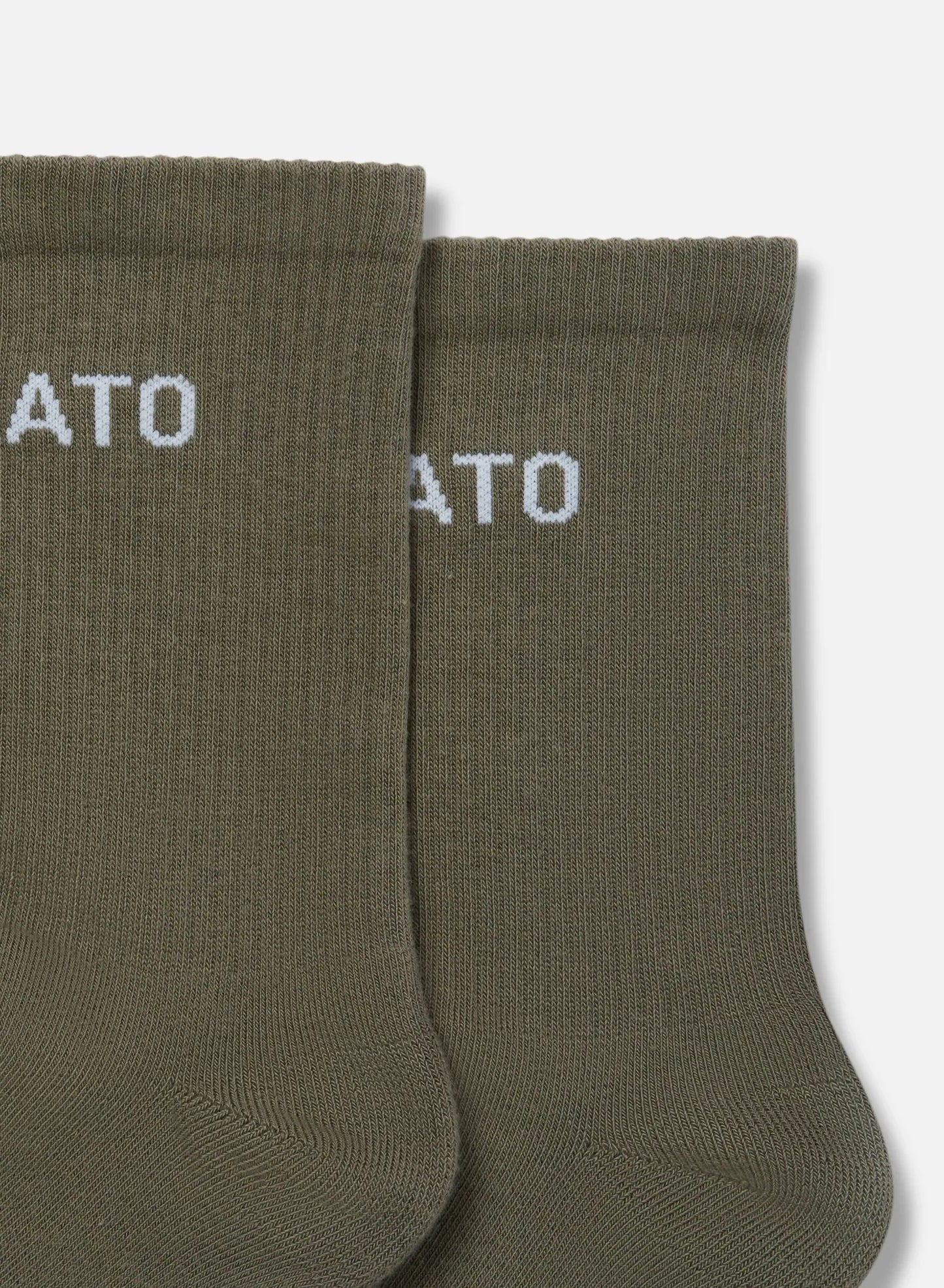 Axel Arigato - Sokker - Stone Brown - Logo tube socks - Stilkompagniet.dk