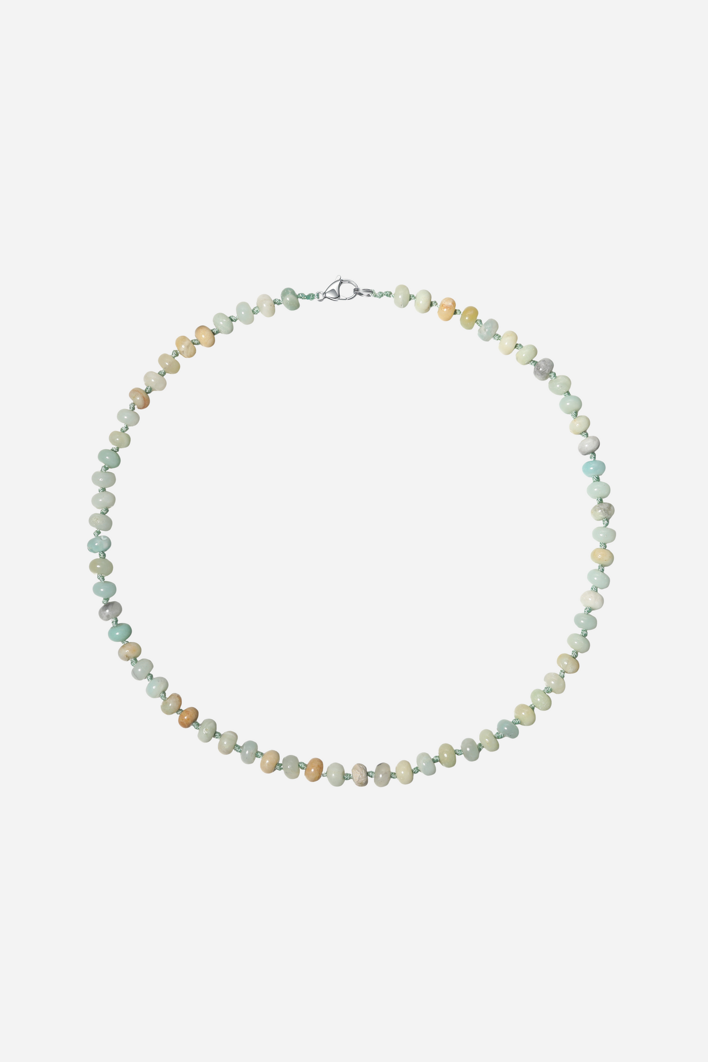 Andcopenhagen Jewelry Icon Collection- Perlehalsklæde - Amazonit - Ebba