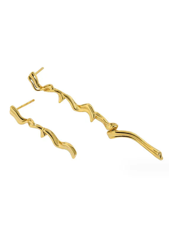 Andcopenhagen Jewelry - Øreringe - 18 karat Guldbelagt 925 sterlingsølv - Estelle