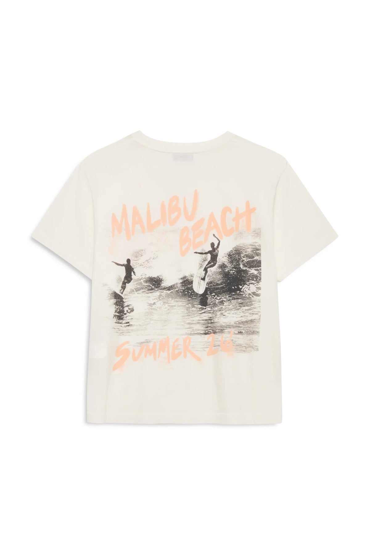 Anine Bing - T-shirt - Washed Buttercream - Shelly Tee Surfer