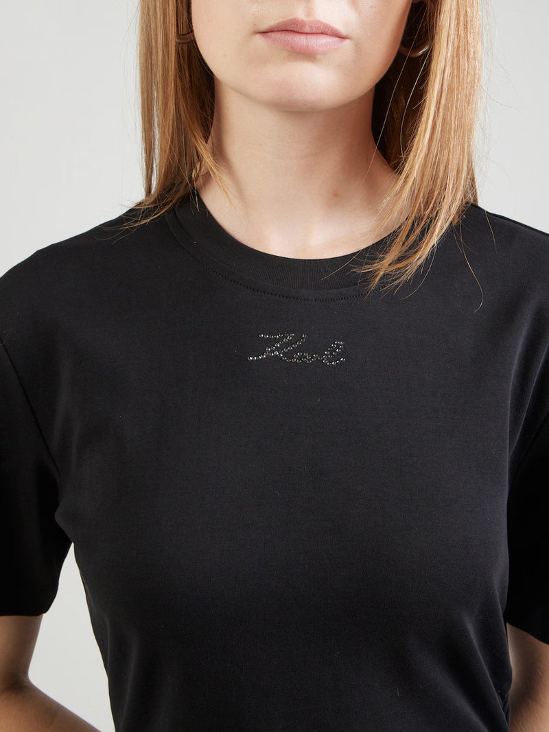 Karl Lagerfeld - Kjole - Black - Fril