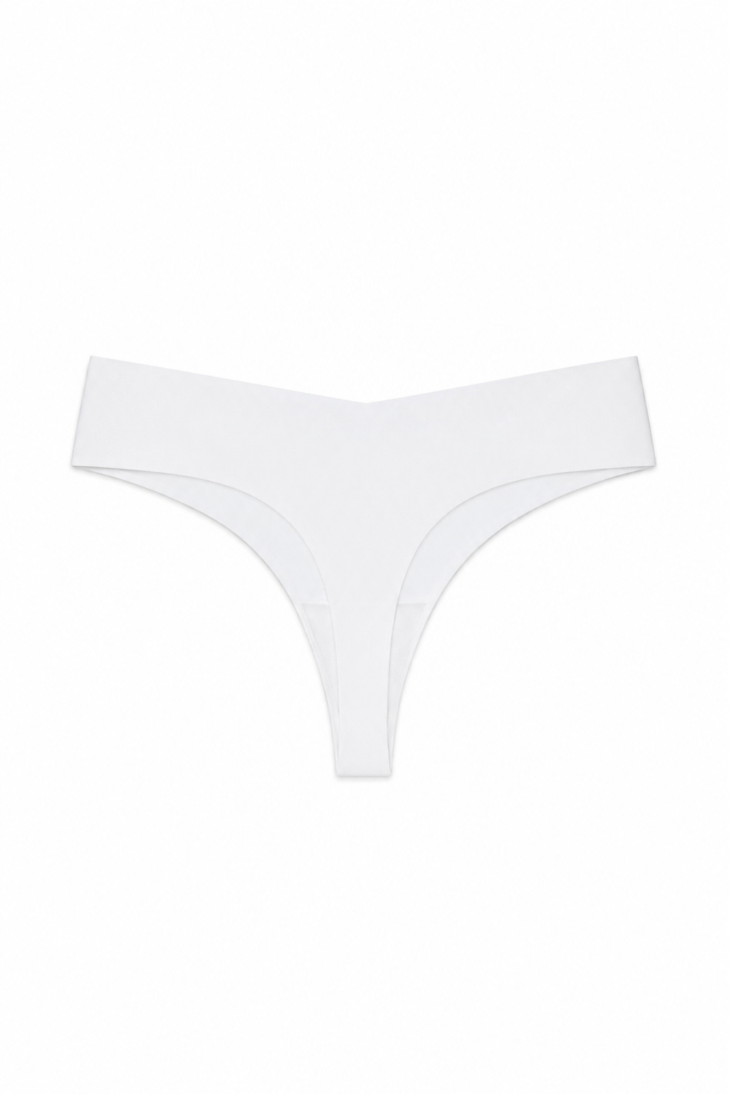 Hvid G-streng fra Andcopenhagen Basics, model Ellie, vist forfra. 3-pak.