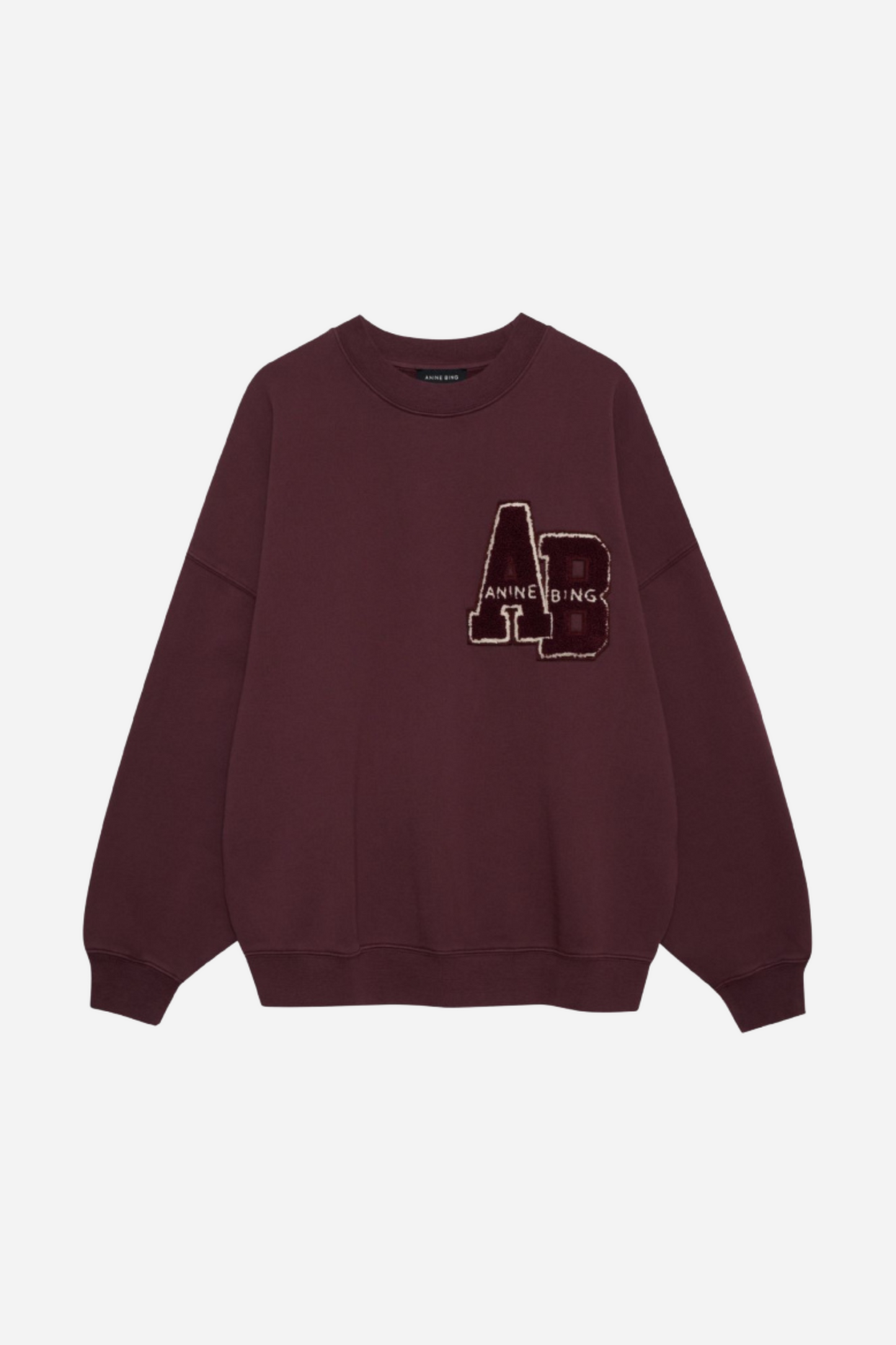Anine Bing - Sweatshirt - Fig - Miles Letterman