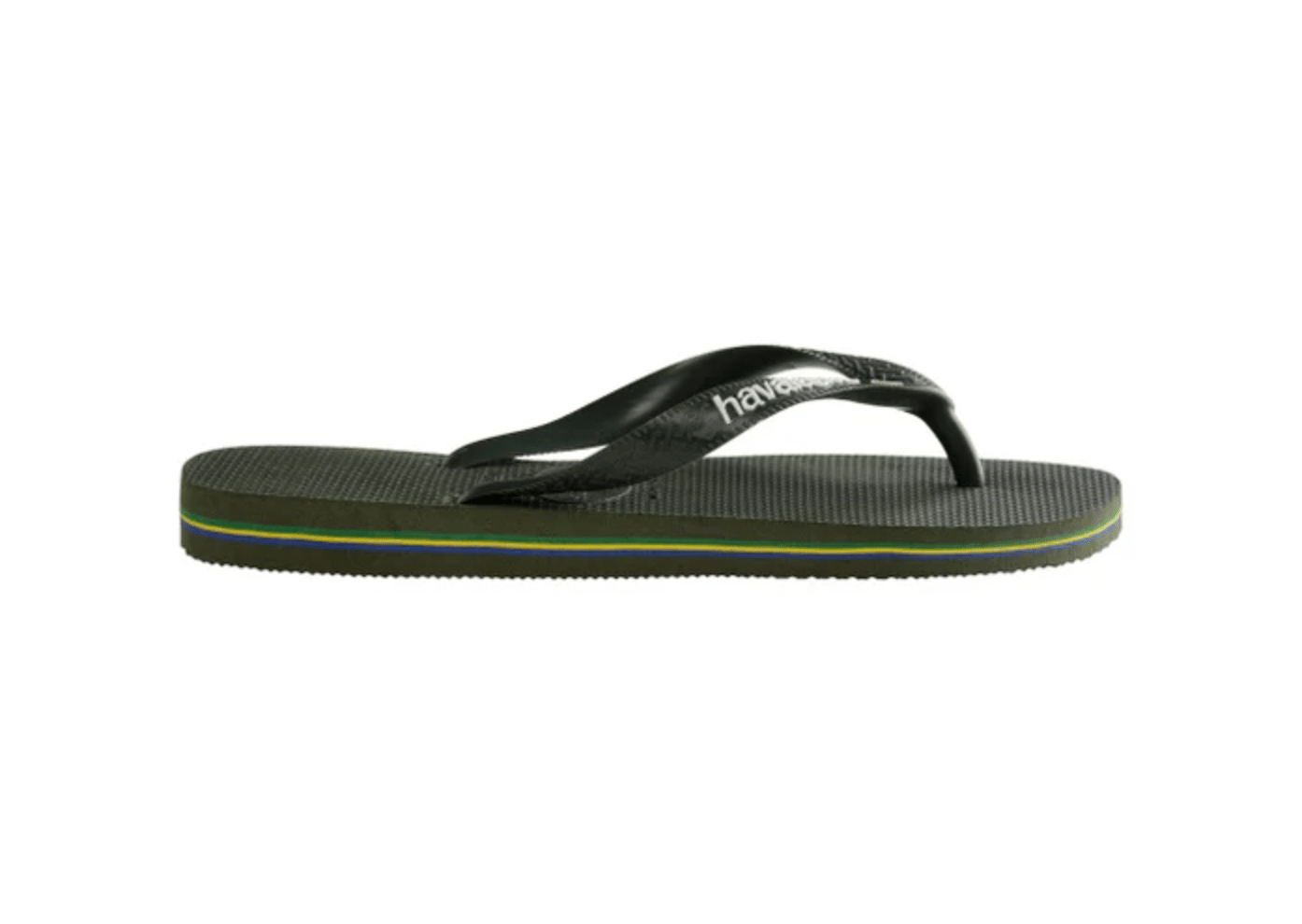 HAVAIANAS Sko HAVAIANAS - Brasil Logo Olive Green - Klipklapper