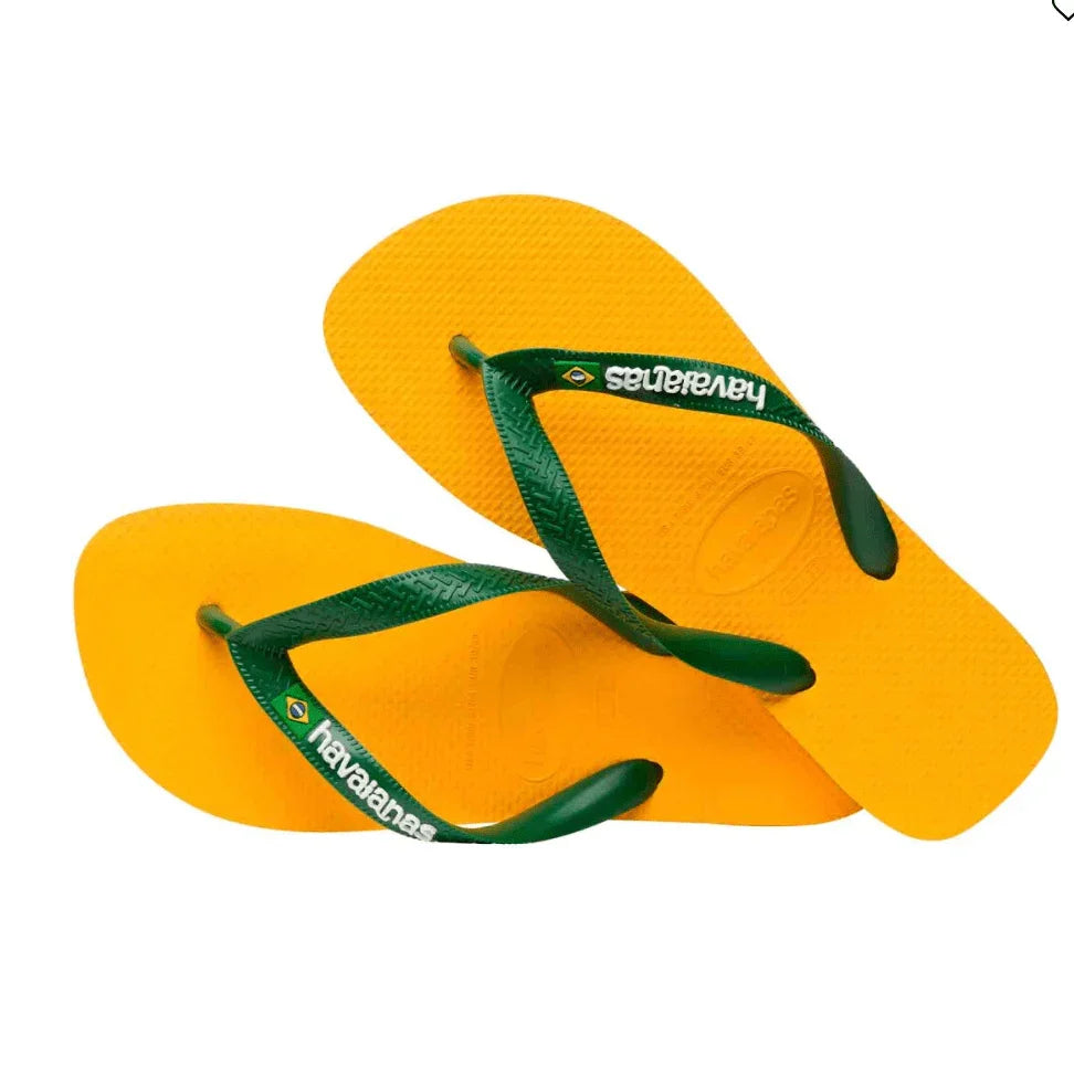 HAVAIANAS Sko HAVAIANAS - Brasil Logo pop yellow - Klipklapper