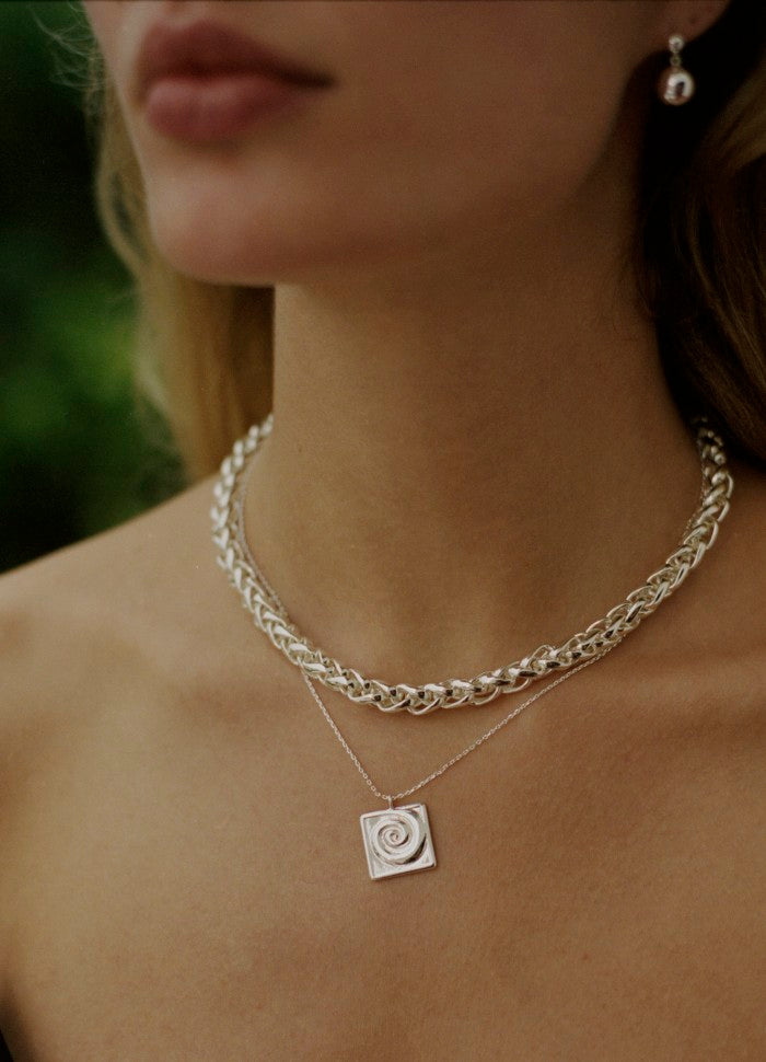 Anni Lu - Halskæde - Silver - Liquid