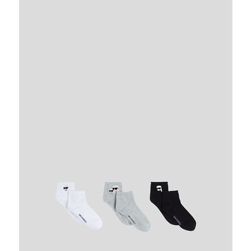 Karl Lagerfeld - Strømper - Ikon Short socks - 3 pack