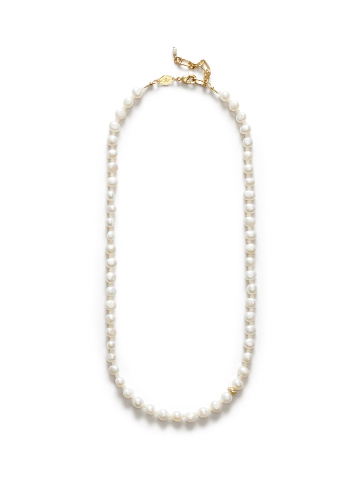 Anni Lu - Halskæde - Gold - Petite Stellar Pearly - Stilkompagniet.dk