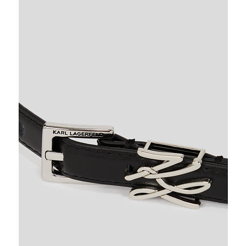 Karl Lagerfeld - Bælte - Sort Logo - Autograph sliders