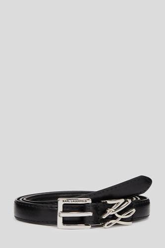 Karl Lagerfeld - Bælte - Sort Logo - Autograph sliders