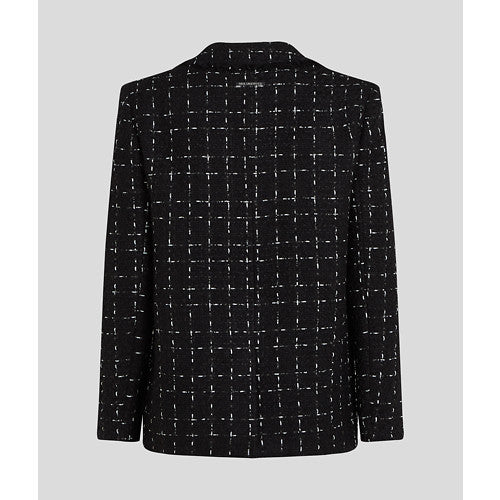 Karl Lagerfeld - Blazer - Black - Boucle Logo - Stilkompagniet.dk