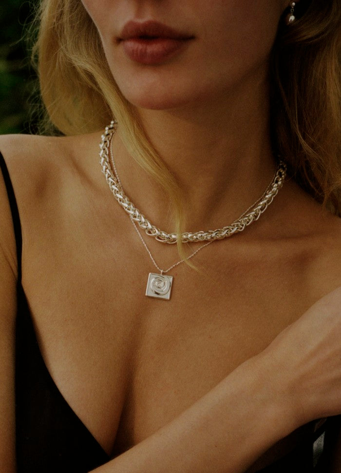 Anni Lu - Halskæde - Silver - Liquid