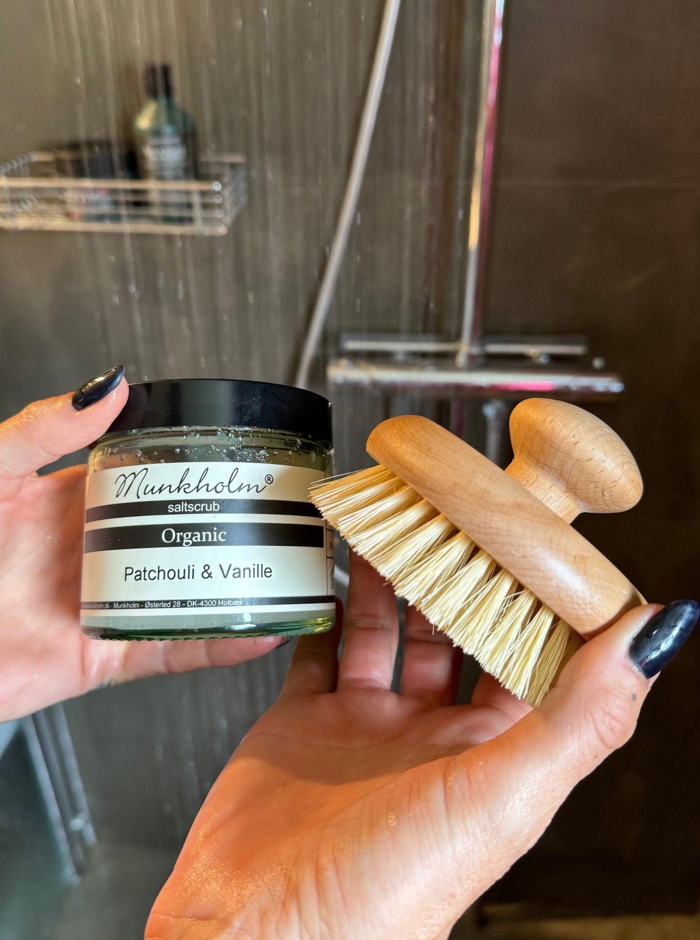 Munkholm beauty Saltscrub - Patchouli & Vanille - 300g. - Munkholm sss