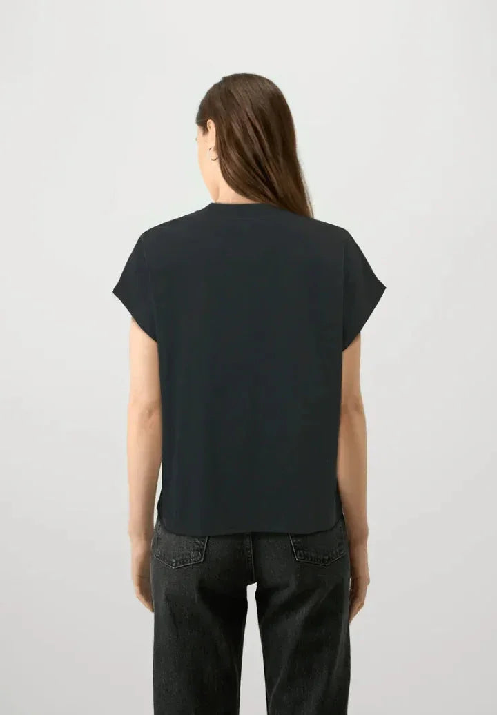 T-shirt - Sort - Signature t-shirt - Karl Lagerfeld