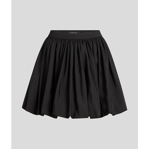 Karl Lagerfeld - Nederdel - Sort - Taffeta skirt - Stilkompagniet.dk