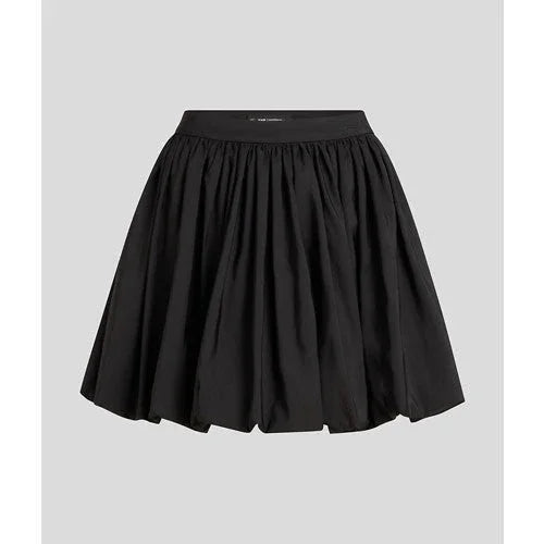 Karl Lagerfeld - Nederdel - Sort - Taffeta skirt