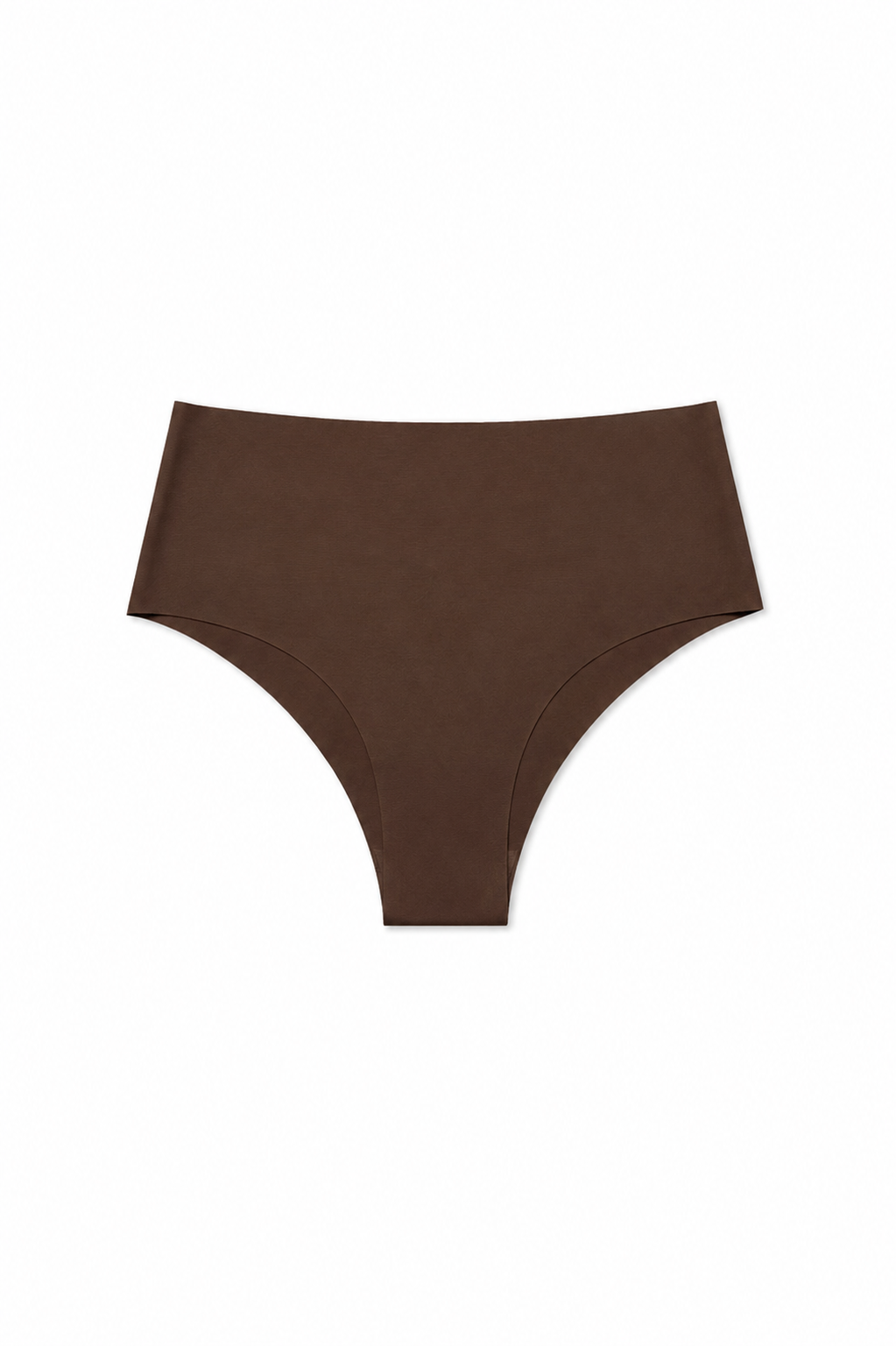 Brun tanga trusse fra Andcopenhagen Basics, 3-pak, model Ellie, vist på hvid baggrund.