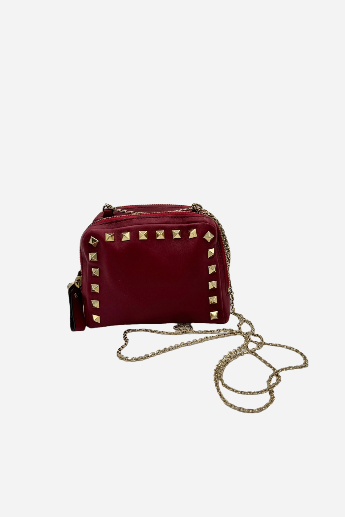 Valentino - Garavani Rockstuds - Rød - Crossbody - Secondhand - Stilkompagniet.dk