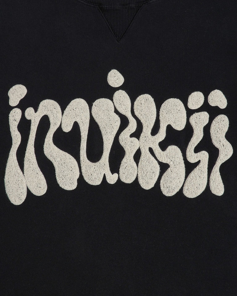 Inuikii - Sweatshirt - Black - Flock Logo