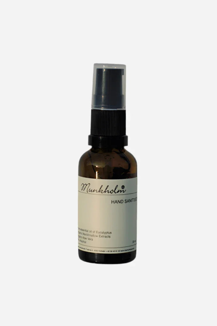 Hand sanitizer/håndsprit - Eukalyptus 70% Alkohol - 30 ml. - Munkholm sss
