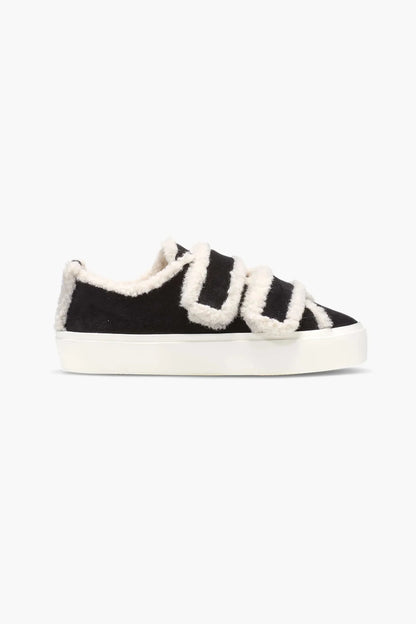 Shearling Low Velcro i sort fra Inuikii fra siden