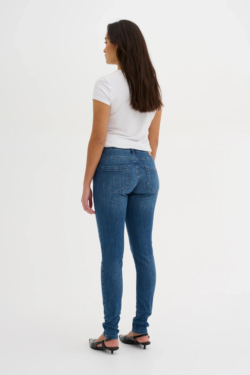 My Essential Wardrobe - Jeans - Blue Vintage Wash - 32 The Celina 100 Slim Y - Stilkompagniet.dk