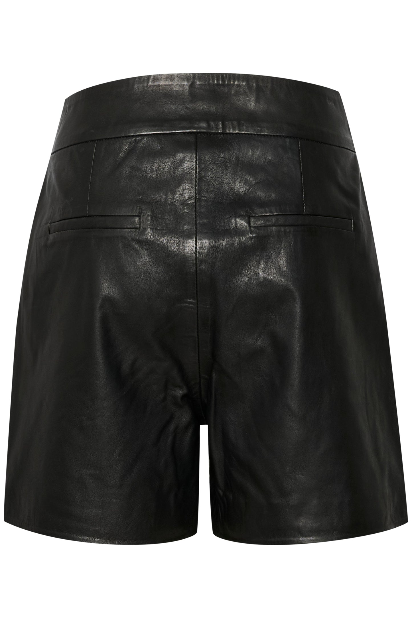 My Essential Wardrobe - Shorts - Sort Læder - 12 The Leather Shorts