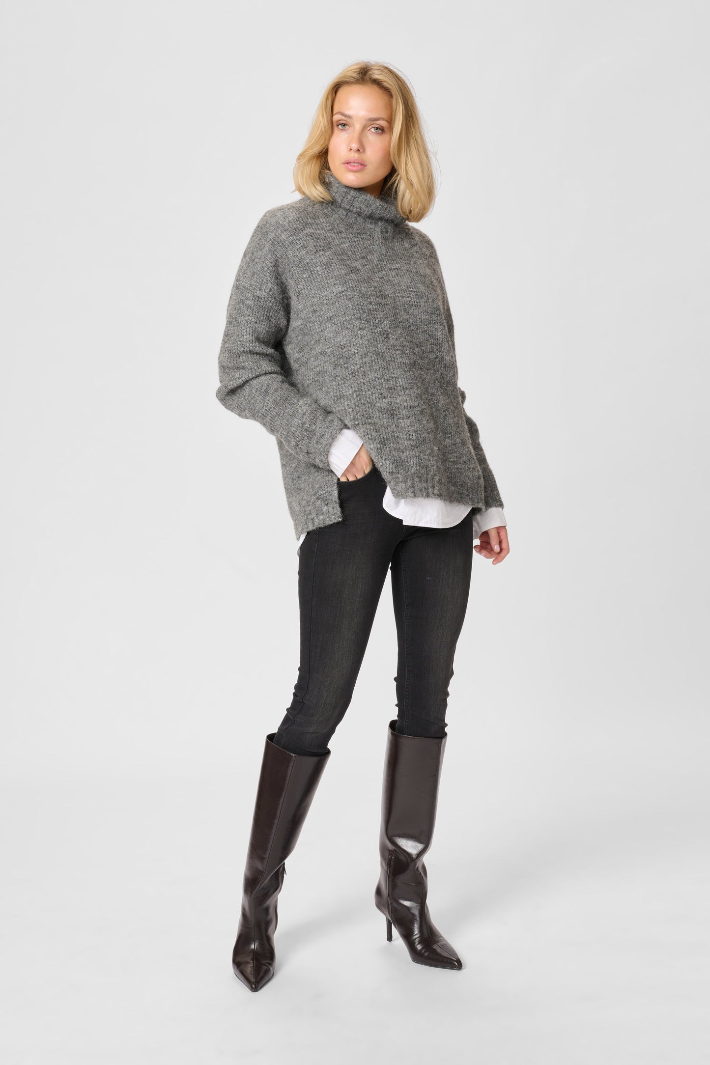 My Essential Wardrobe - Black Wash - 39 The Nora high 100 slim