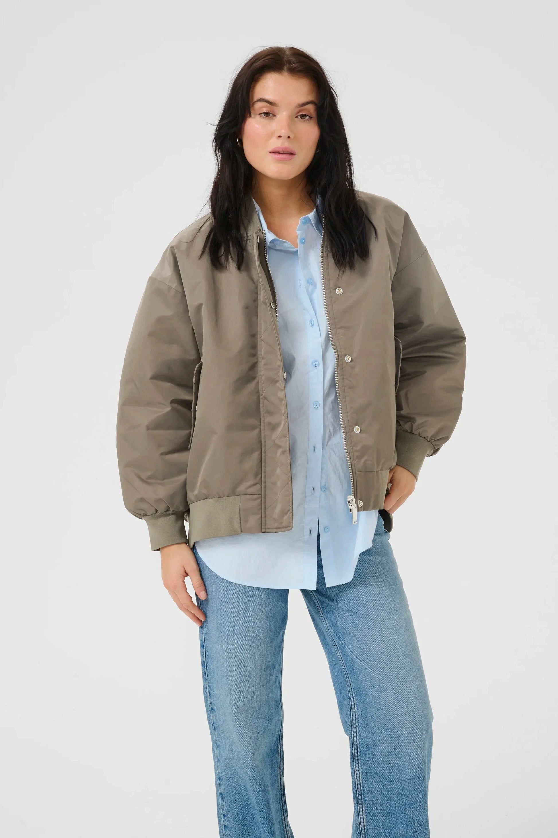 My Essential Wardrobe - Bomber jakke - Major Brown - Helga - Stilkompagniet.dk