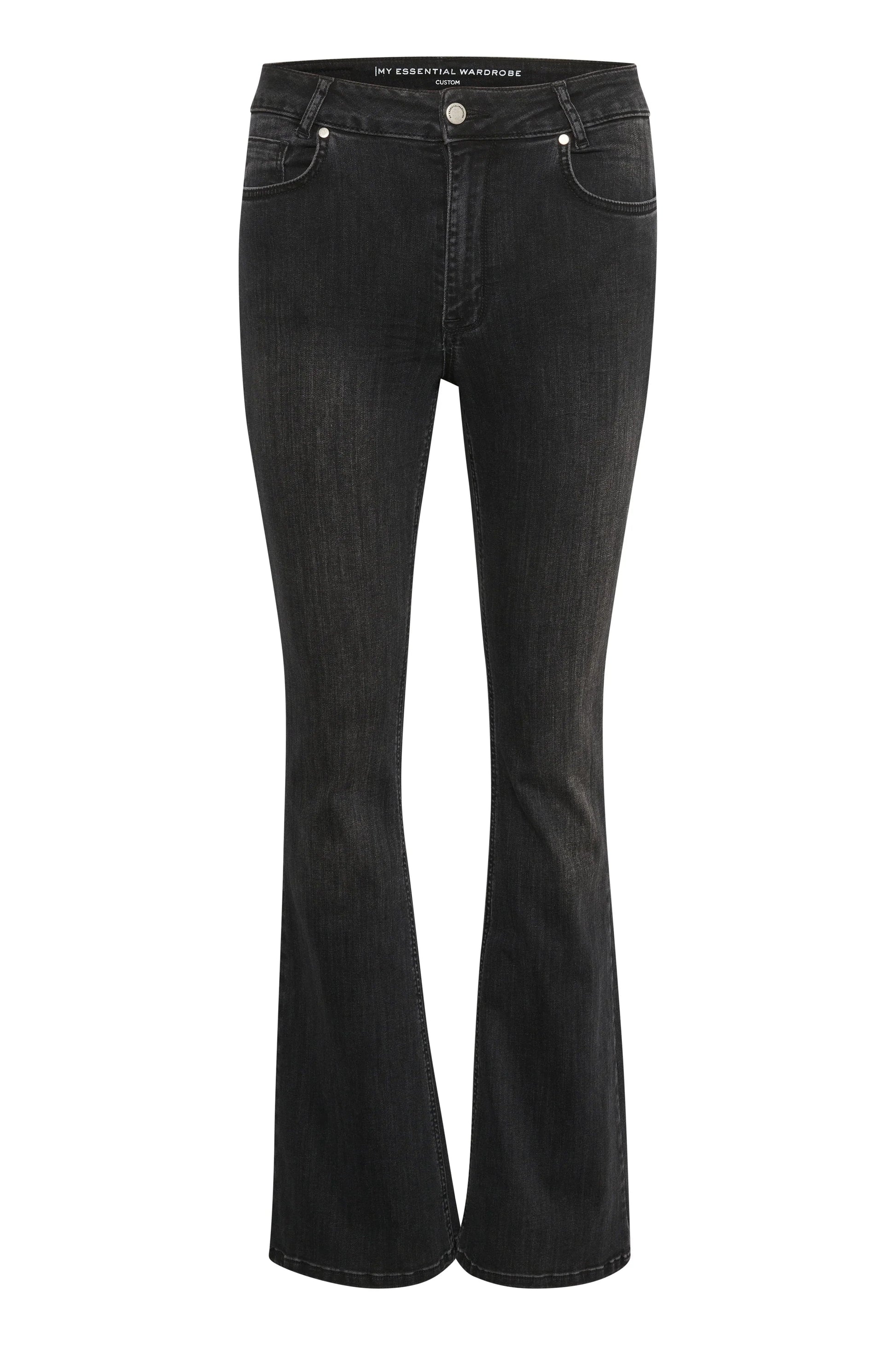 My Essential Wardrobe - Jeans - Black Wash - 06 The Dekota Bootcut - Stilkompagniet.dk