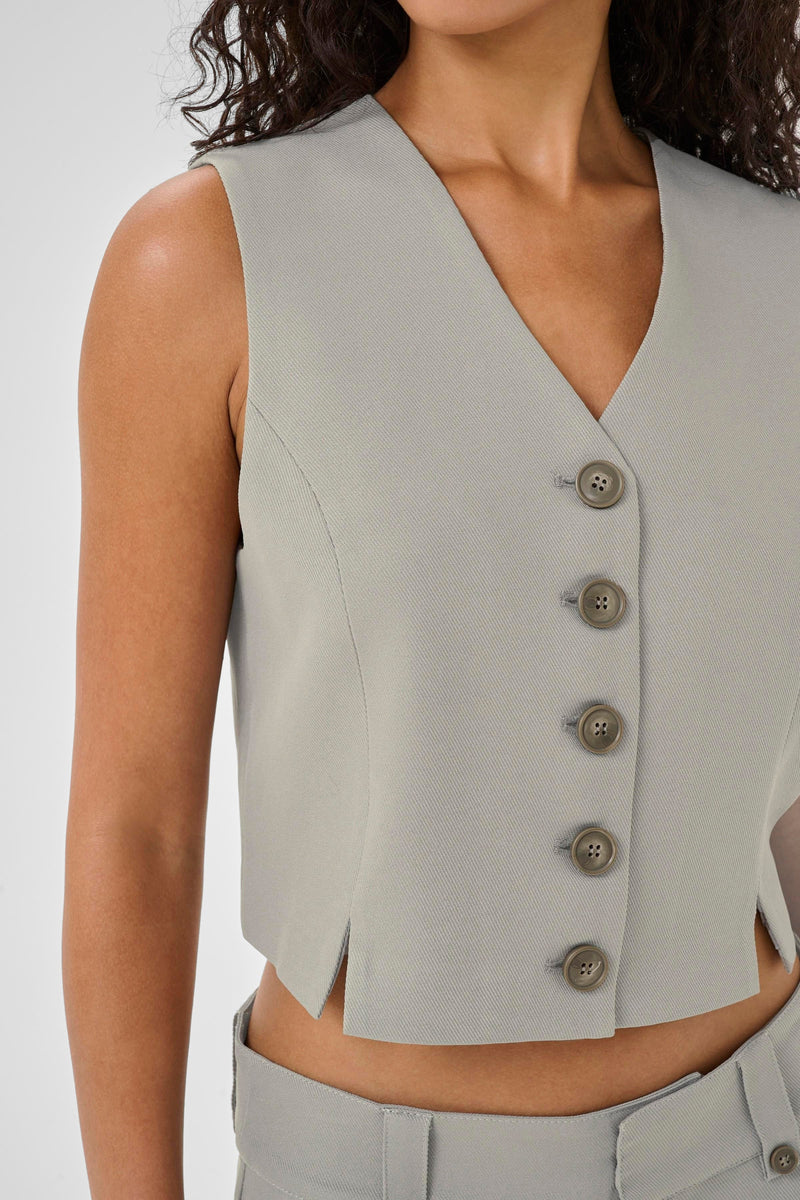 My Essential Wardrobe - Vest - Grey - Disa