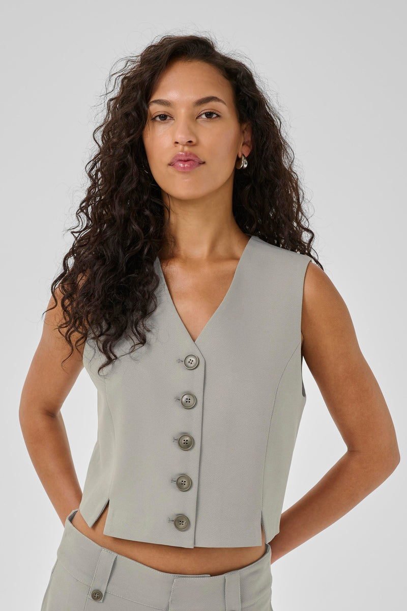 My Essential Wardrobe - Vest - Grey - Disa