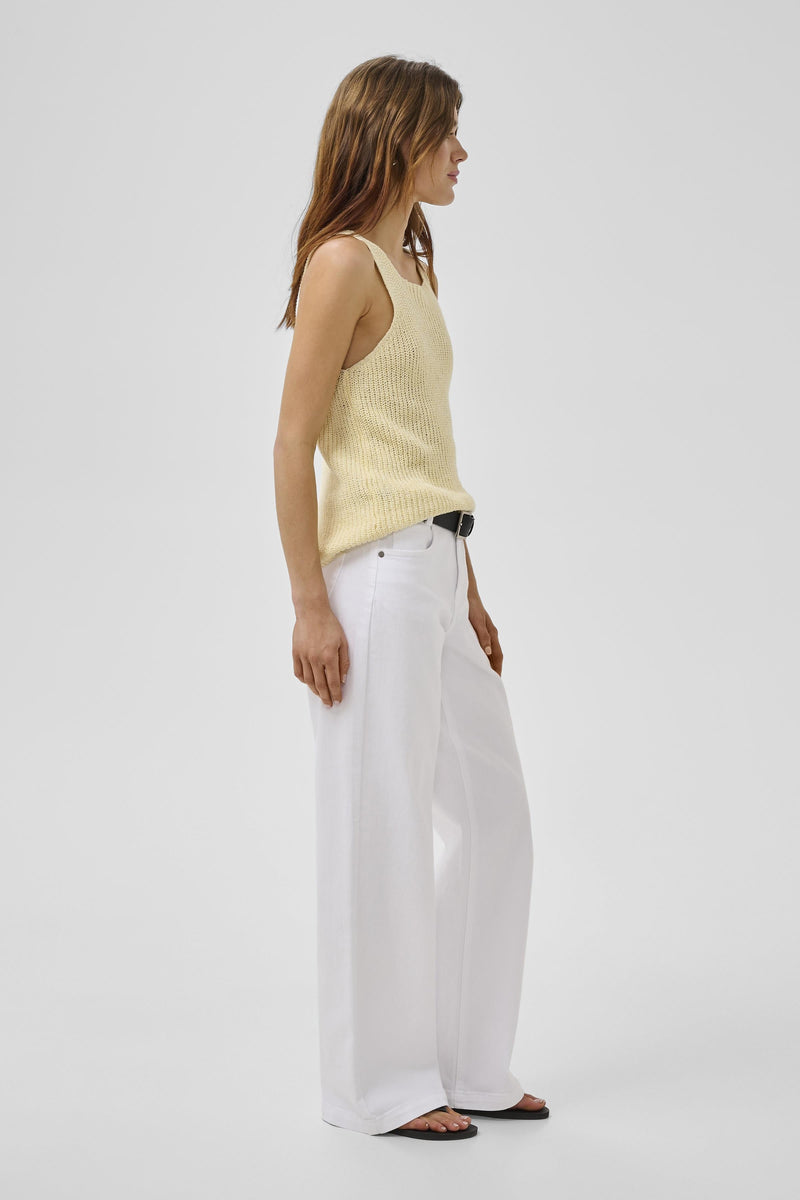 My Essential Wardrobe - Jeans - Bright White - Louis 157 High Wide