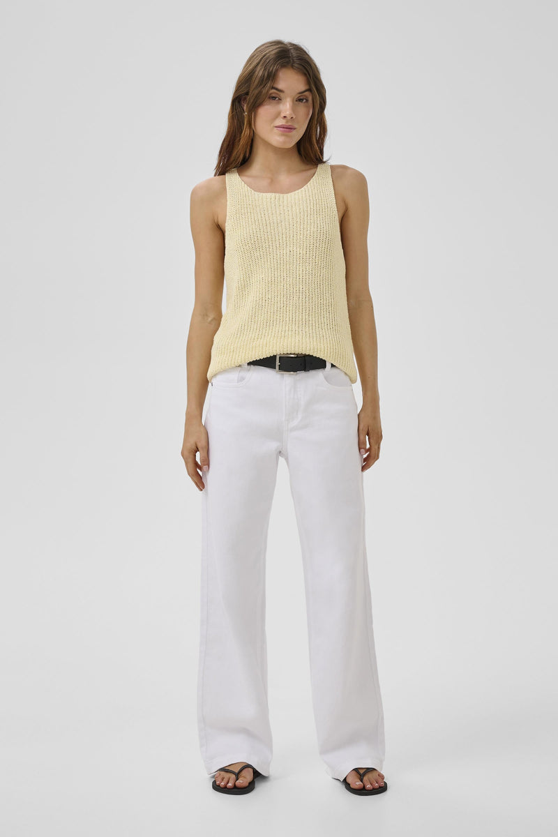 My Essential Wardrobe - Jeans - Bright White - Louis 157 High Wide