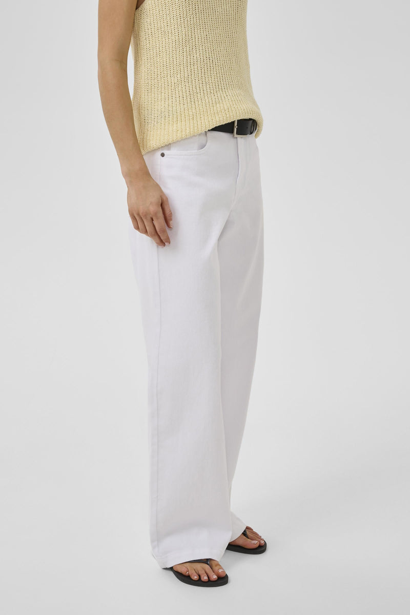 My Essential Wardrobe - Jeans - Bright White - Louis 157 High Wide
