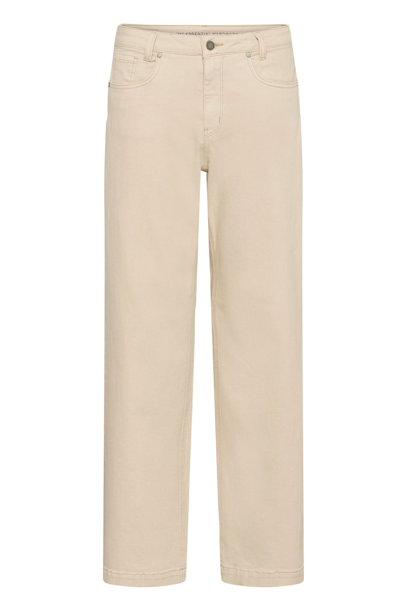 My Essential Wardrobe - Jeans - Oatmeal - 35 The Louis High Wide