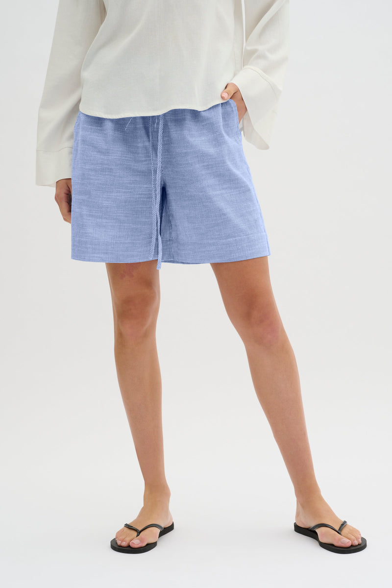 My Essential Wardrobe - Shorts - Delft Blue Striped - Skye