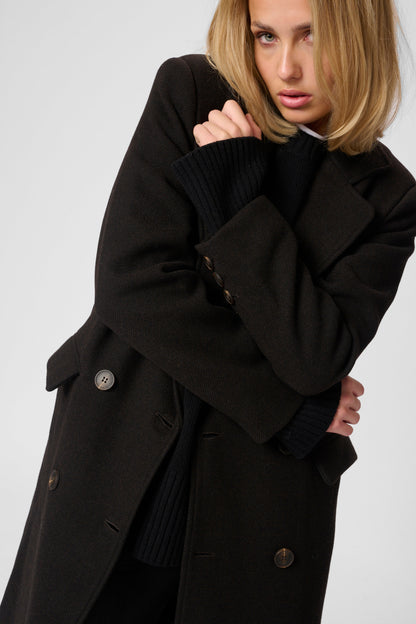 My Essential Wardrobe - Trenchcoat - Espresso Melang - Frannie