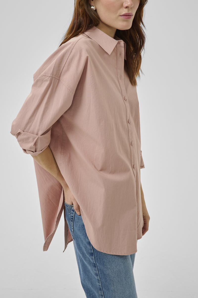 My Essential Wardrobe - Skjorte - Rosa - Sunna Boxy