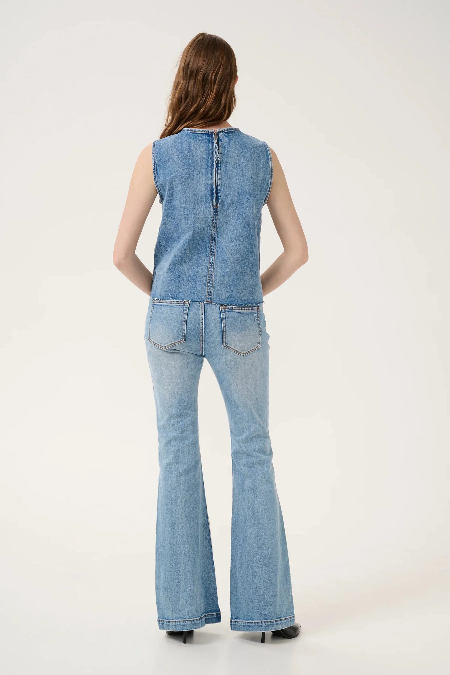 My Essential Wardrobe - Top - Denim light blue - DangoMW 144 - Stilkompagniet.dk