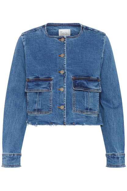 My Essential Wardrobe - Denim jakke - Blue Wash - Dango