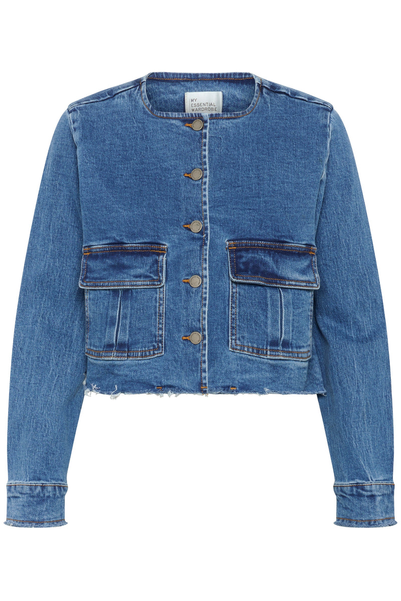 My Essential Wardrobe - Denim jakke - Blue Wash - Dango