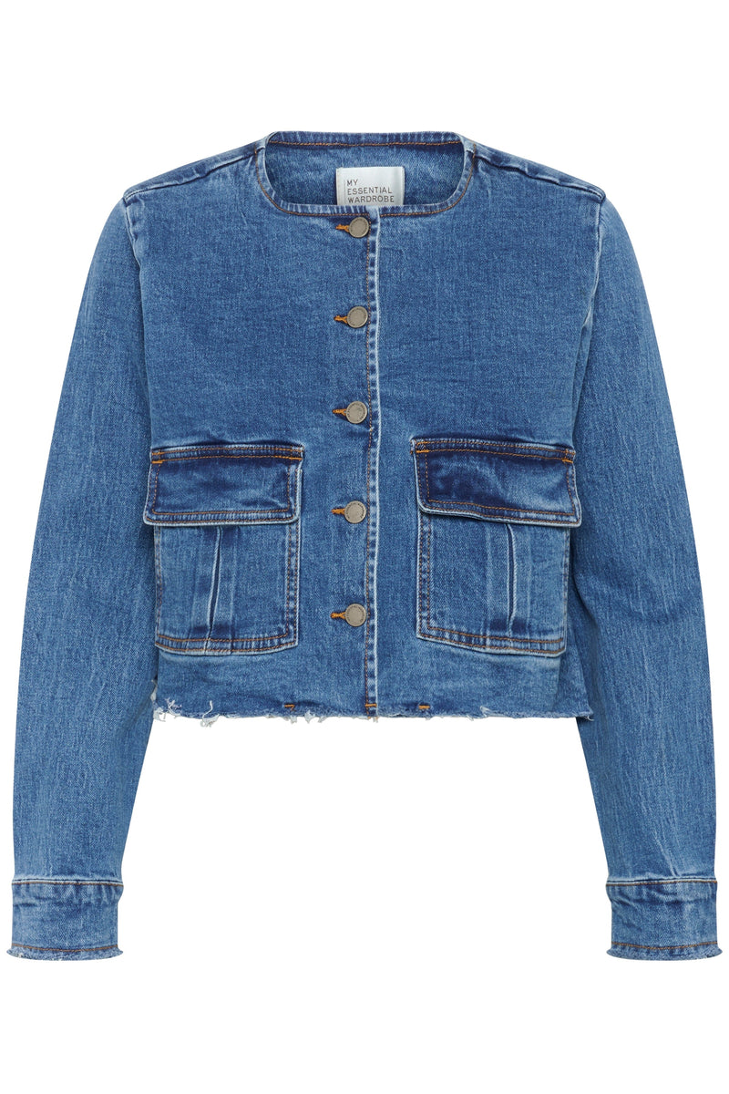My Essential Wardrobe - Denim jakke - Blue Wash - Dango