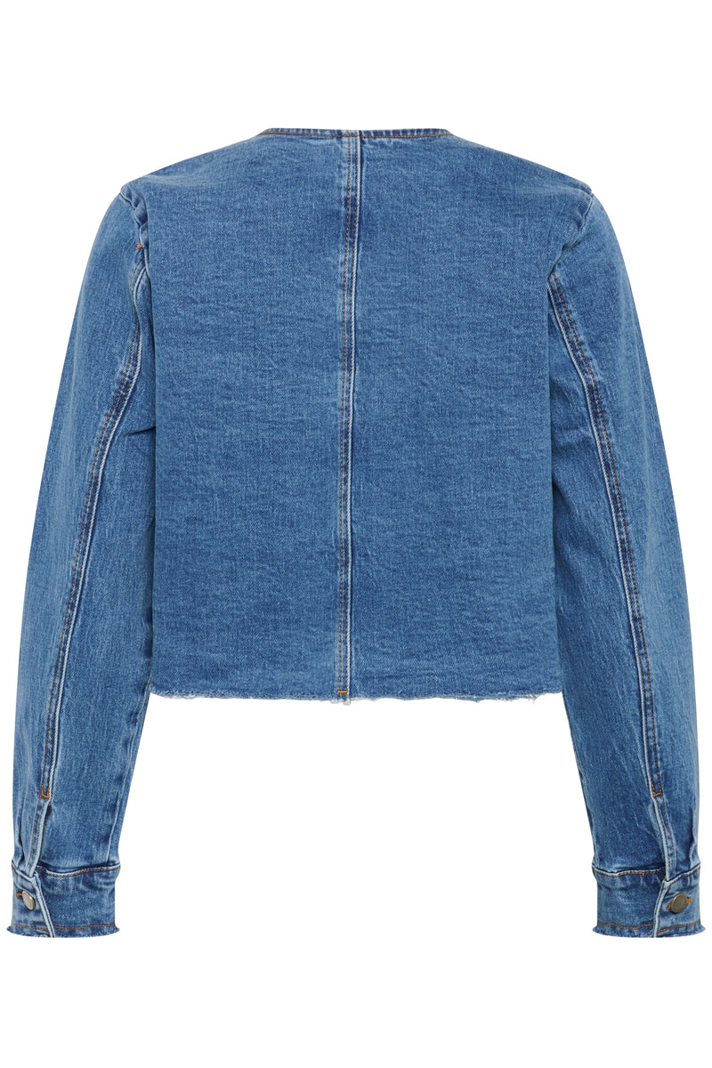 My Essential Wardrobe - Denim jakke - Blue Wash - Dango
