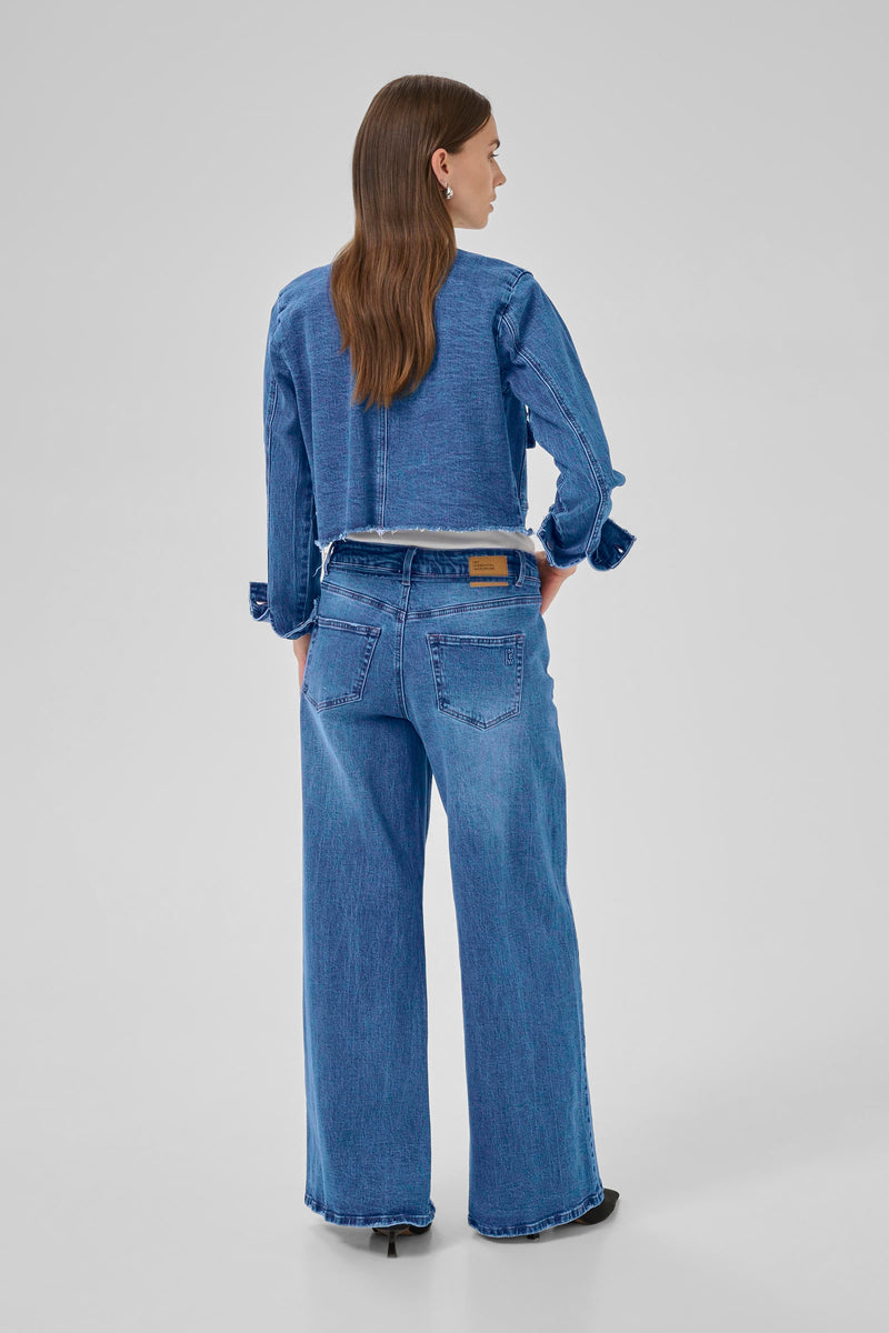 My Essential Wardrobe - Denim jakke - Blue Wash - Dango